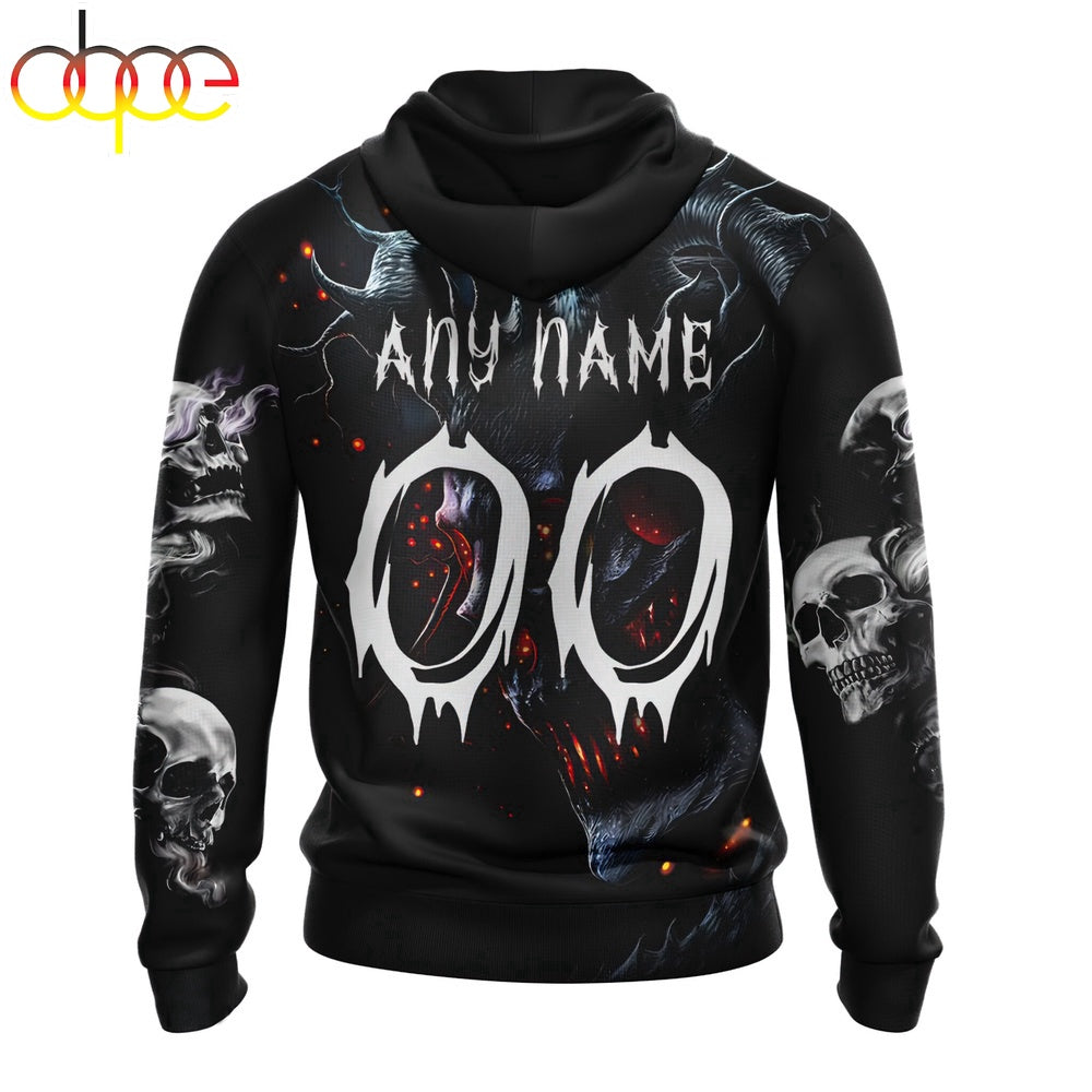Custom Name NFL Chicago Bears All Over Print Hoodie Shirt For Fans