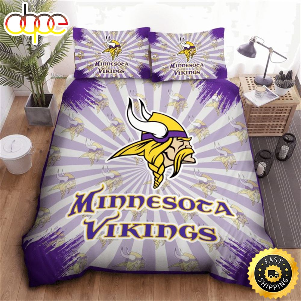 NFL Minnesota Vikings Light Purple Edition Bedding Set