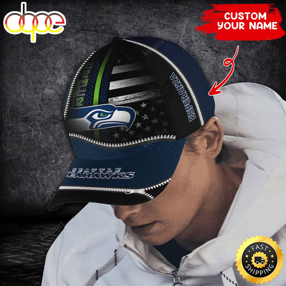 Seattle Seahawks Nfl-Personalize Cap Steel Style Trending Season