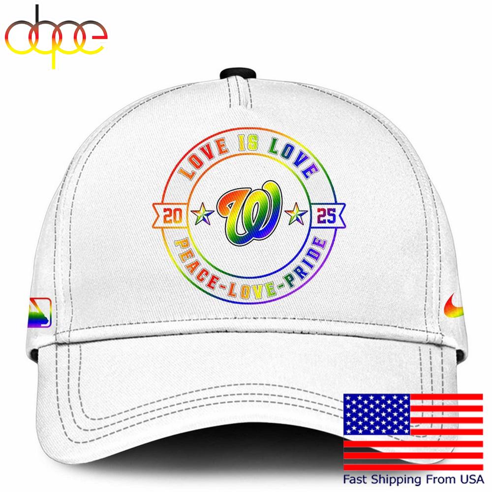 Washington Nationals Happy Pride Month Limited Edition 2025 Baseball Cap